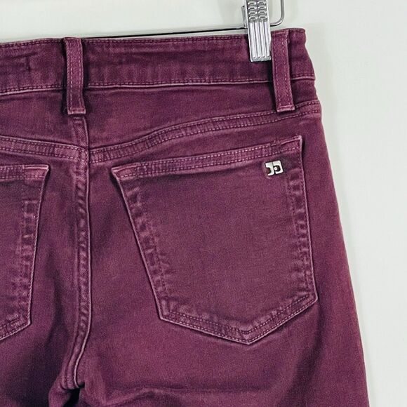 Joe's Jeans Coated Burgundy Purple The Skinny Midrise Denim Jeans‎ Women's 26 - Picture 5 of 6